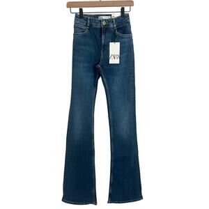 Zara Blue Flare & Wide Leg Jeans